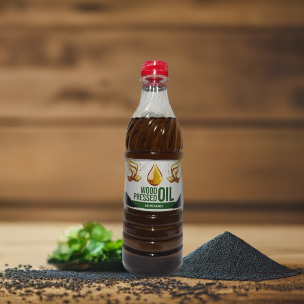 Dinasi Wood Pressed Black Mustard Oil 1Ltr