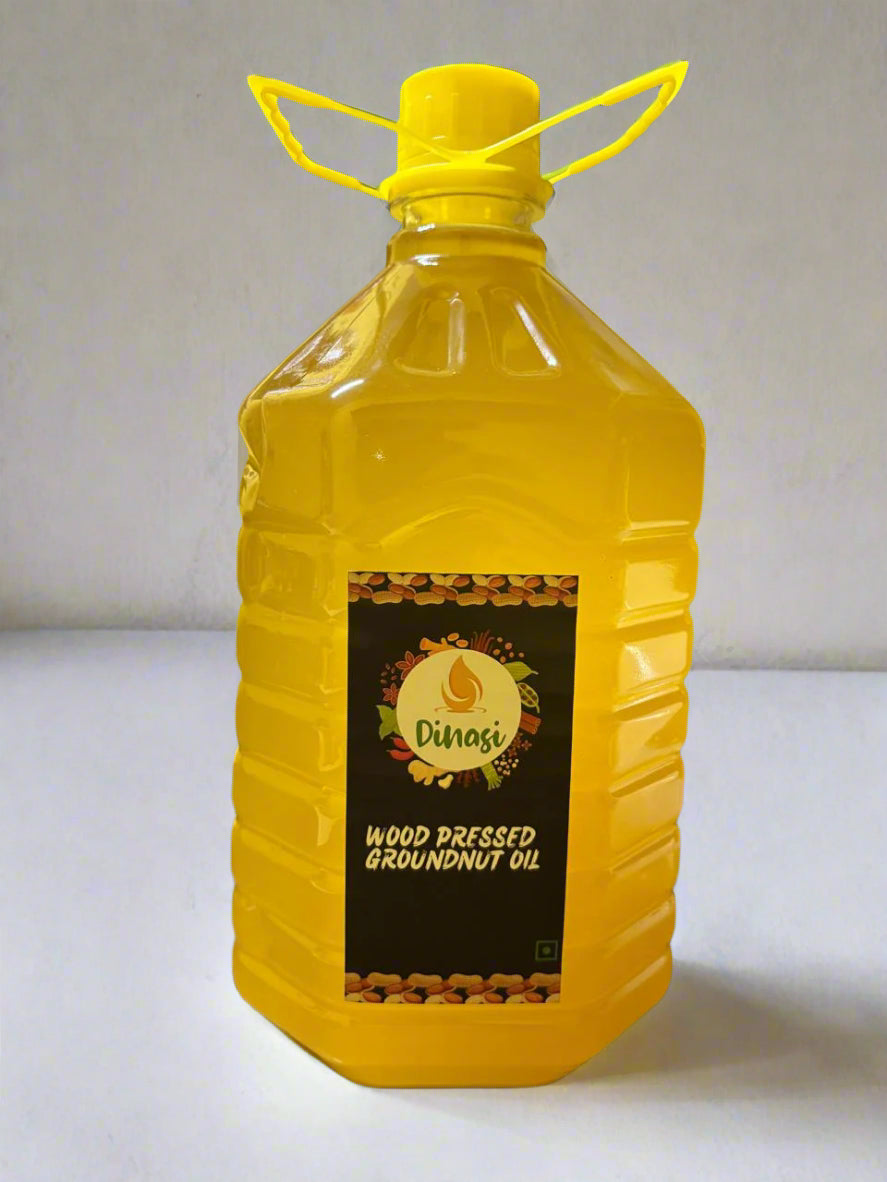 Wood pressed Groundnut Oil 5 Ltr