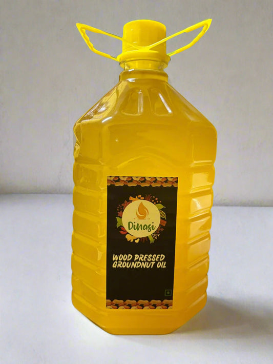Wood pressed Groundnut Oil 5 Ltr